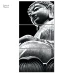 Oeuvre d'art sur toile avec un Bouddha majestueux
