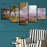 Tableau Brume sur la lande, ambiance apaisante
