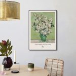 Nature morte avec vase et roses roses de Van Gogh