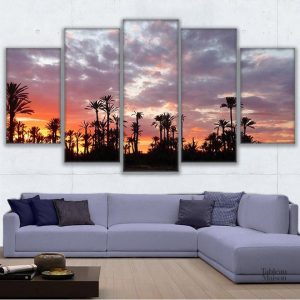 Art mural tropical, ambiance relaxante pour salle de bain