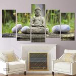 Peinture Bouddha Zen en tableau décoratif