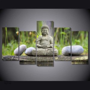 Peinture inspirée de la philosophie bouddhiste