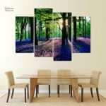 Tableau Printemps Forestier pour salle de bain