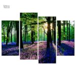 Tableau naturel Printemps Forestier, décoration moderne
