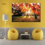 Tableau Rayons de Soleil pour salle de bain