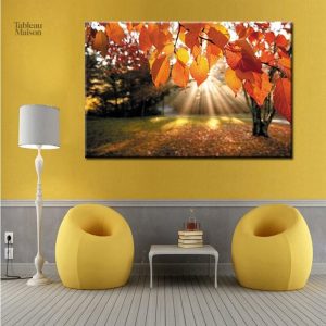 Tableau Rayons de Soleil pour salle de bain