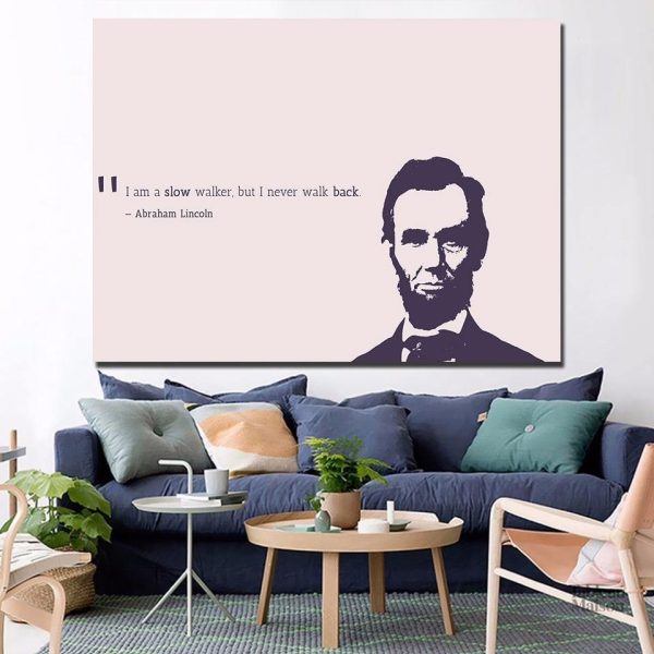 Tableau d'Abraham Lincoln en format artistique