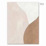 Création artistique en nuances de beige et marron