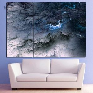 Tableau Nuages gris et bleus décoratif pour intérieur