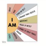 Affirmations motivantes sur fond coloré