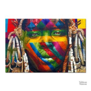 Art mural africain aux couleurs éclatantes et designs uniques