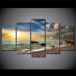 Œuvre d'art inspirée par l'océan et la nature marine