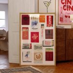 Tableau paquets d'allumette artistique et créatif