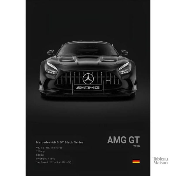 Tableau décoratif AMG GT, passion pour l'automobile