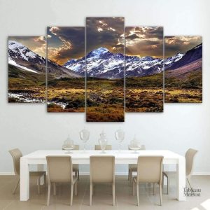 Tableau Aoraki représentant les paysages de Nouvelle-Zélande