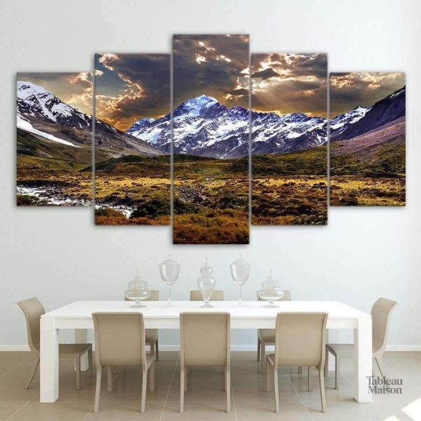 Tableau Aoraki représentant les paysages de Nouvelle-Zélande