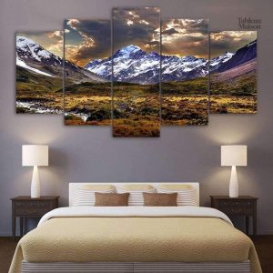 Art mural Aoraki, sublime vue sur la nature néo-zélandaise