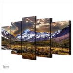 Décoration murale Aoraki, illustration des paysages de Nouvelle-Zélande