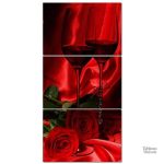 Art mural pour cuisine, tableau sur le thème de l'apéritif amoureux