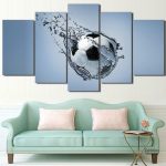 Tableau Aqua foot décoratif moderne pour intérieur