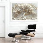 Tableau Arbre de Vie en blanc