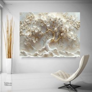 Tableau contemporain sur le thème de la nature
