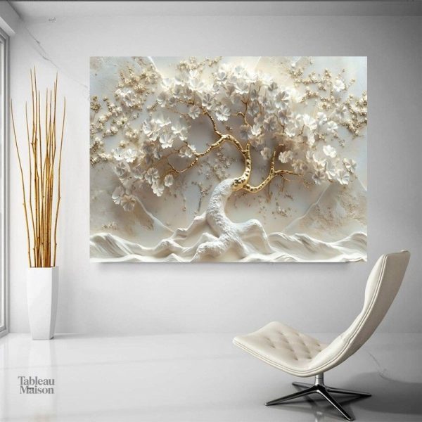 Tableau contemporain sur le thème de la nature