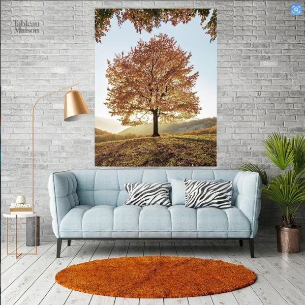 Tableau décoratif Arbre de Vie aux teintes dorées