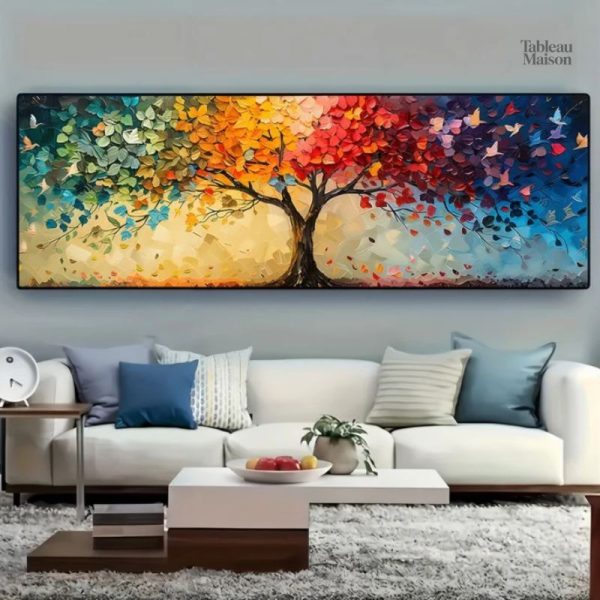 Tableau Arbre de Vie aux quatre saisons