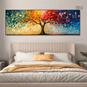 Art mural représentant l'Arbre de Vie