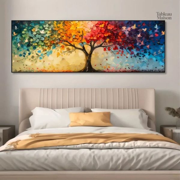 Art mural représentant l'Arbre de Vie