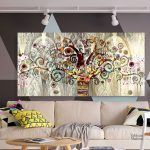 Tableau Arbre de Vie Abstrait en couleurs vives