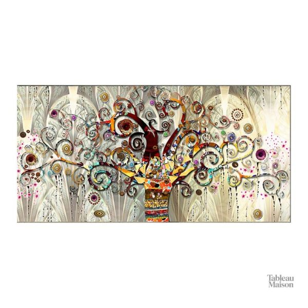 Tableau moderne représentant l'arbre de vie