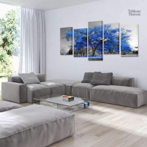 Tableau abstrait représentant un arbre de vie