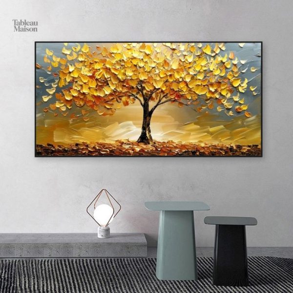 Art mural Arbre de Vie doré