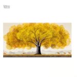 Art mural Arbre de Vie, design lumineux et coloré