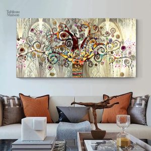 Tableau Arbre de Vie inspiré par Klimt