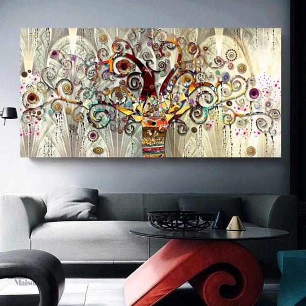 Oeuvre d'art représentant l'Arbre de Vie