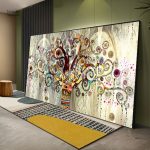 Tableau décoratif avec motifs stylisés