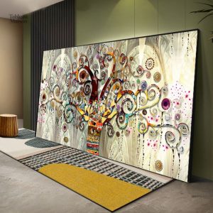 Tableau décoratif avec motifs stylisés