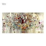 Art mural de Klimt sur thème de la nature