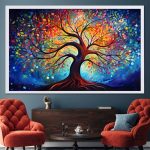 Art mural Arbre de Vie avec design enchanteur