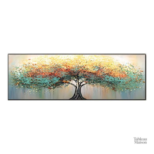Peinture arbre de vie inspirant la sérénité et l'harmonie