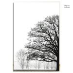 Tableau moderne arbre de vie en deux parties