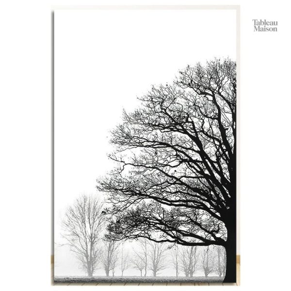 Tableau moderne arbre de vie en deux parties