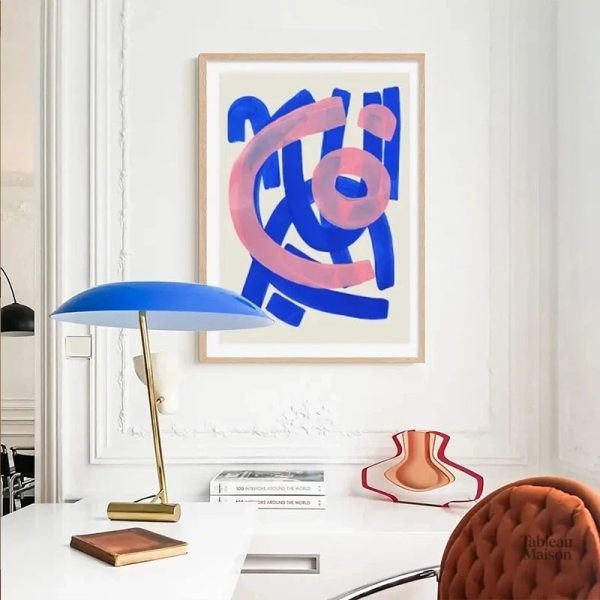 Tableau minimaliste aux lignes géométriques élégantes