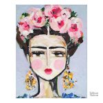 Oeuvre artistique Frida Kahlo, ambiance colorée et rêveuse