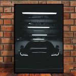 Art mural Audi R8 avec ambiance élégante