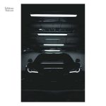 Tableau stylisé de la voiture Audi R8 noire