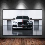 Décoration murale inspirée de l'Audi RS6 sportive